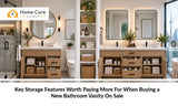 Key Storage Features Worth Paying More For When Buying a New Bathroom Vanity On Sale