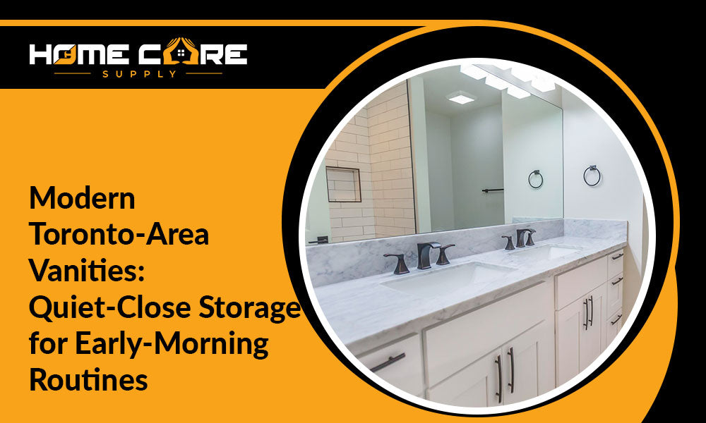 Modern Toronto-Area Vanities: Quiet-Close Storage for Early-Morning Routines