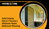 Solid Interior Doors in the Toronto Area: Using Them for Moisture-Proof Bathroom Design Ideas