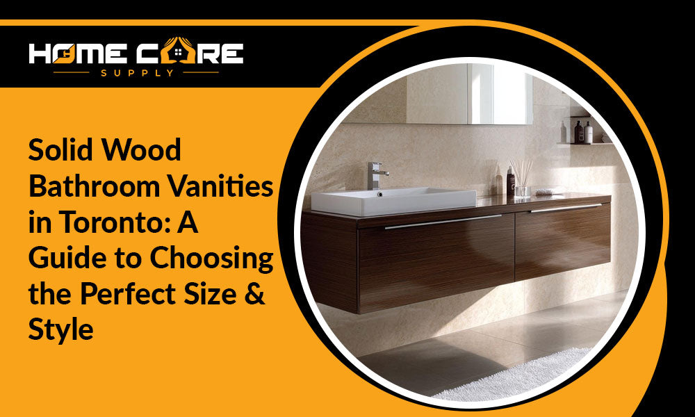 Solid Wood Bathroom Vanities in Toronto: A Guide to Choosing the Perfect Size & Style
