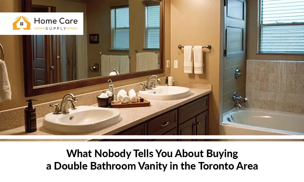 Bathroom vanities Toronto area double sink modern design