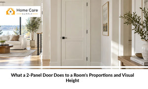 What a 2-Panel Door Does to a Room's Proportions and Visual Height