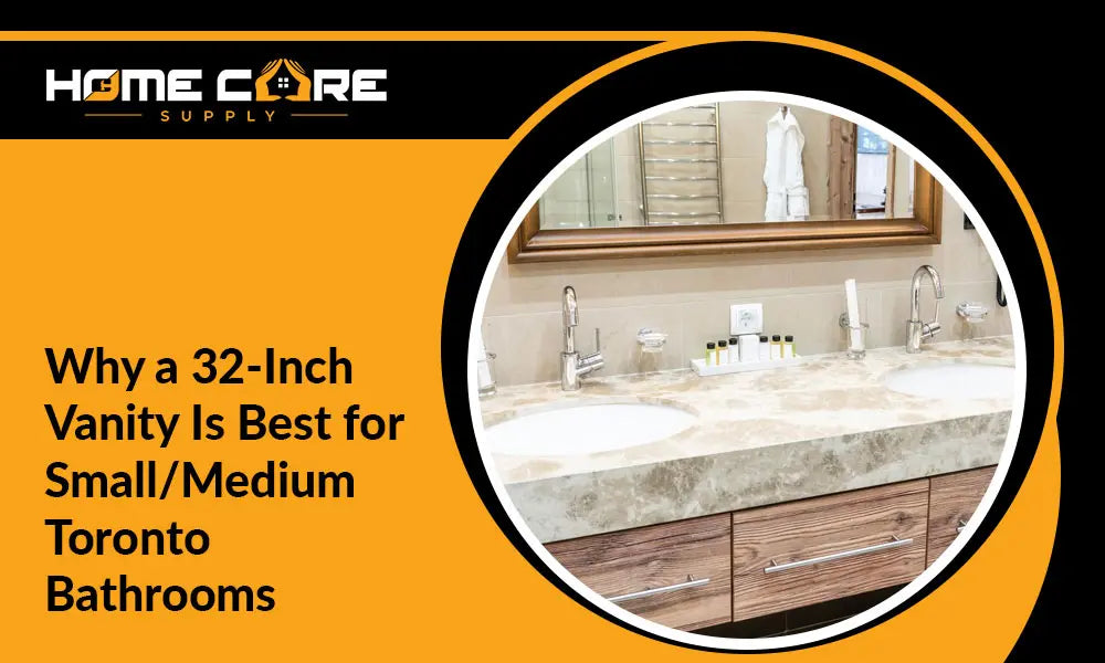 Why a 32-Inch Vanity Is Best for Small/Medium Toronto Bathrooms