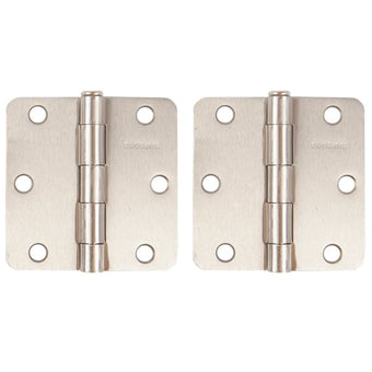 Tough Guard – 2PC Door Hinge 3in x 3in Round Corner 1/4in