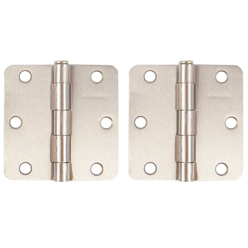 Tough Guard – 2PC Door Hinge 3in x 3in Round Corner 1/4in