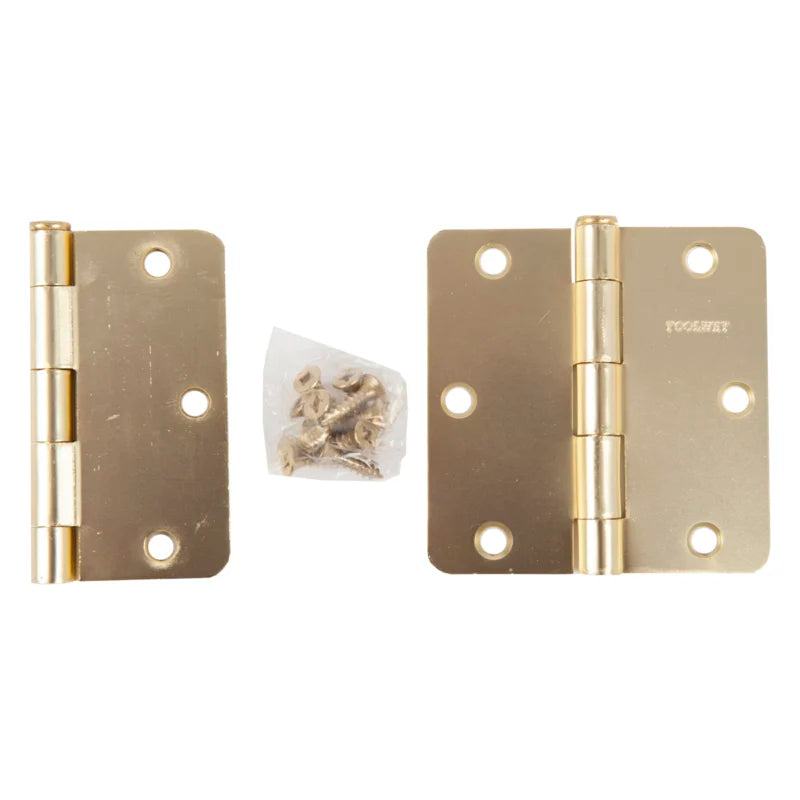 Tough Guard – 2PC Door Hinge 3in x 3in Round Corner 1/4in