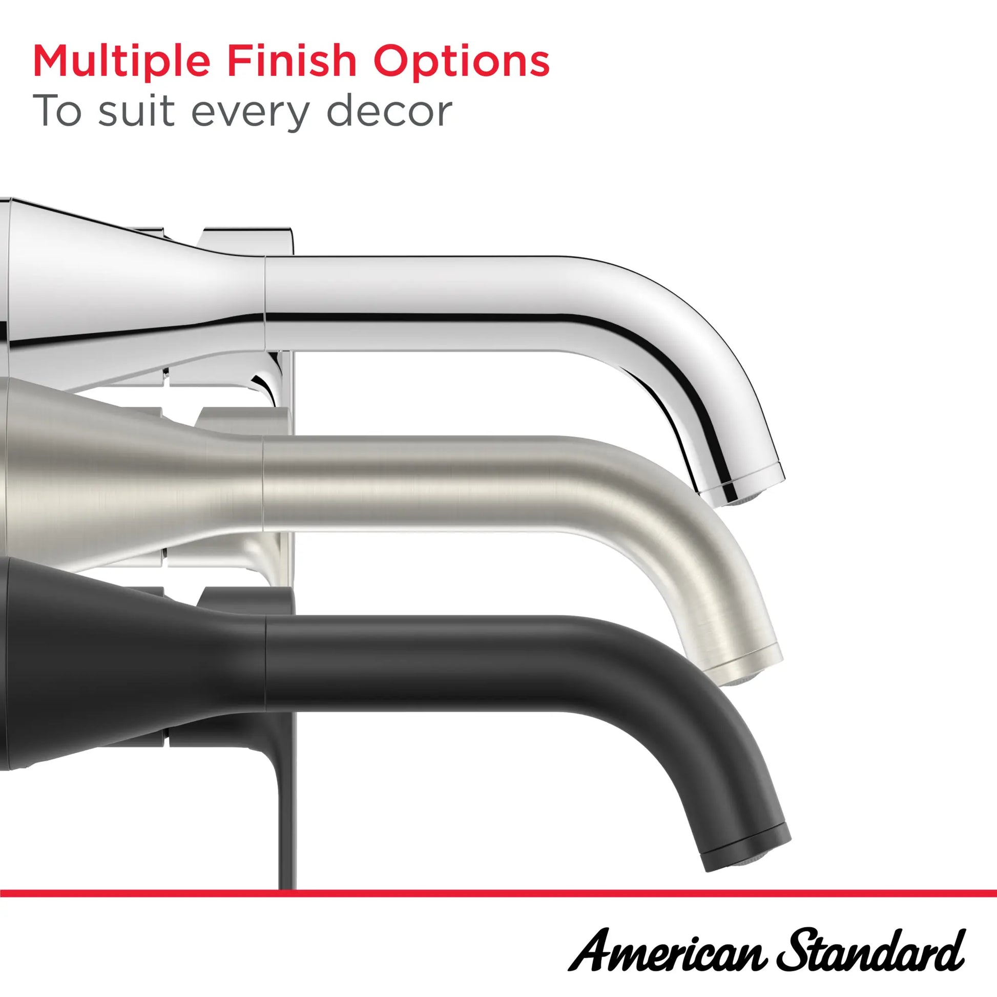 American Standard Millennial Single Handle Wall Mount Faucet, 1.2 GPM with Grid Drain