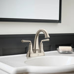 American Standard Delancey 4-Inch Centerset 2-Handle Bathroom Faucet with Lever Handles, 1.2 GPM