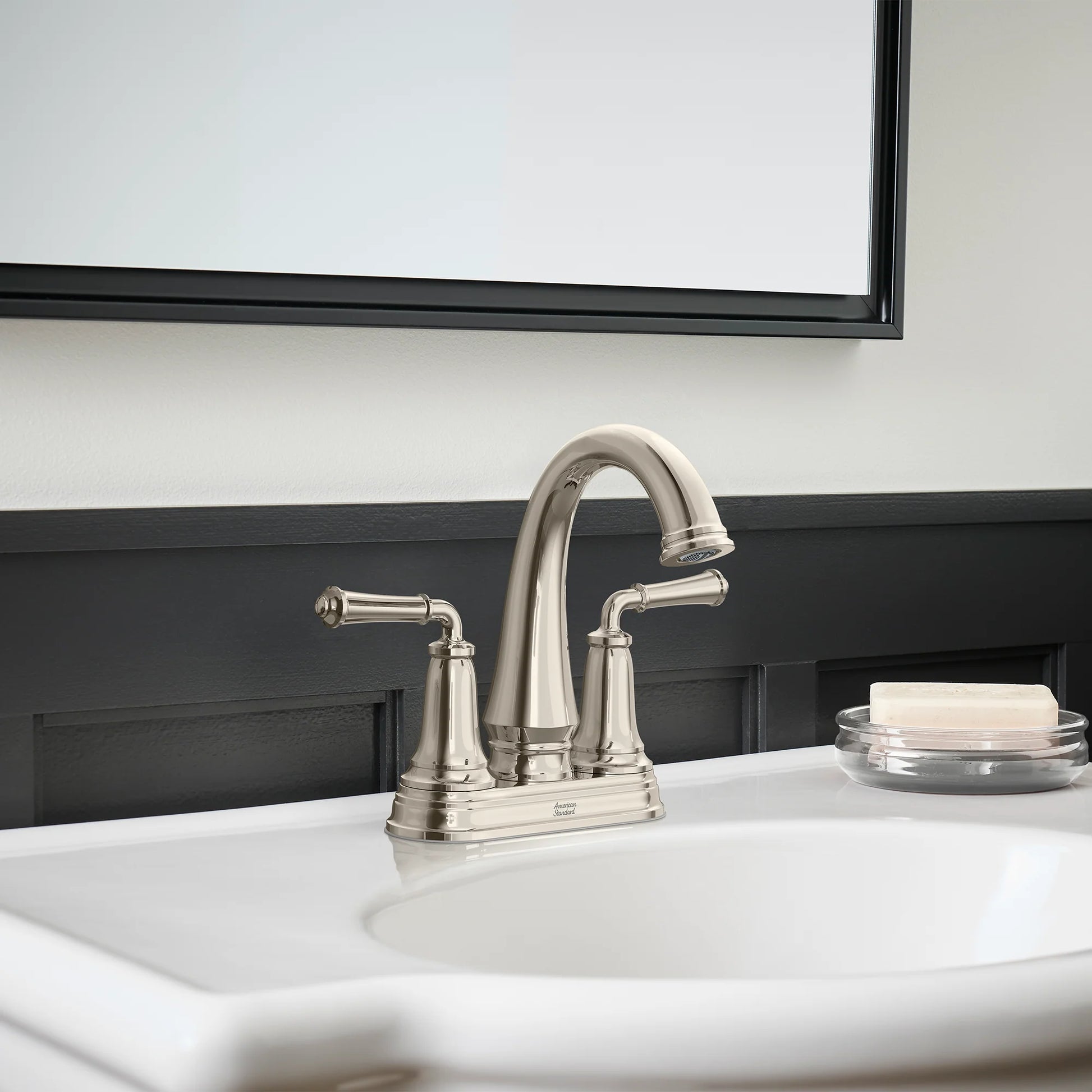 American Standard Delancey 4-Inch Centerset 2-Handle Bathroom Faucet with Lever Handles, 1.2 GPM