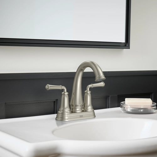 American Standard Delancey 4-Inch Centerset 2-Handle Bathroom Faucet with Lever Handles, 1.2 GPM