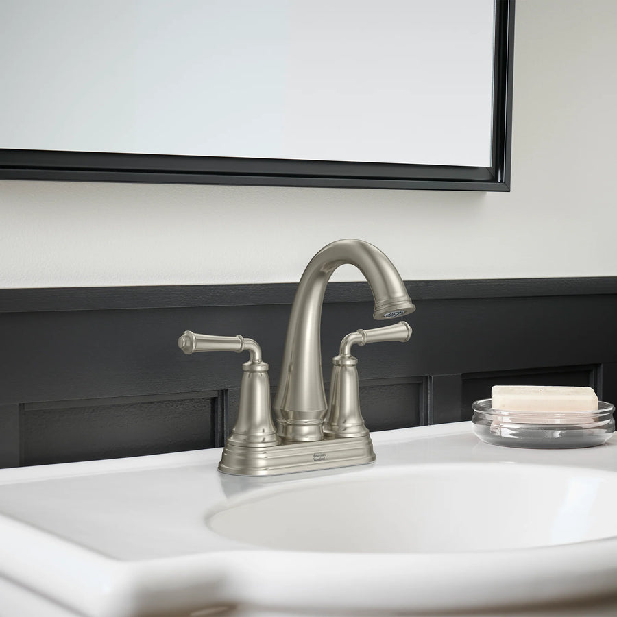 American Standard Delancey 4-Inch Centerset 2-Handle Bathroom Faucet with Lever Handles, 1.2 GPM
