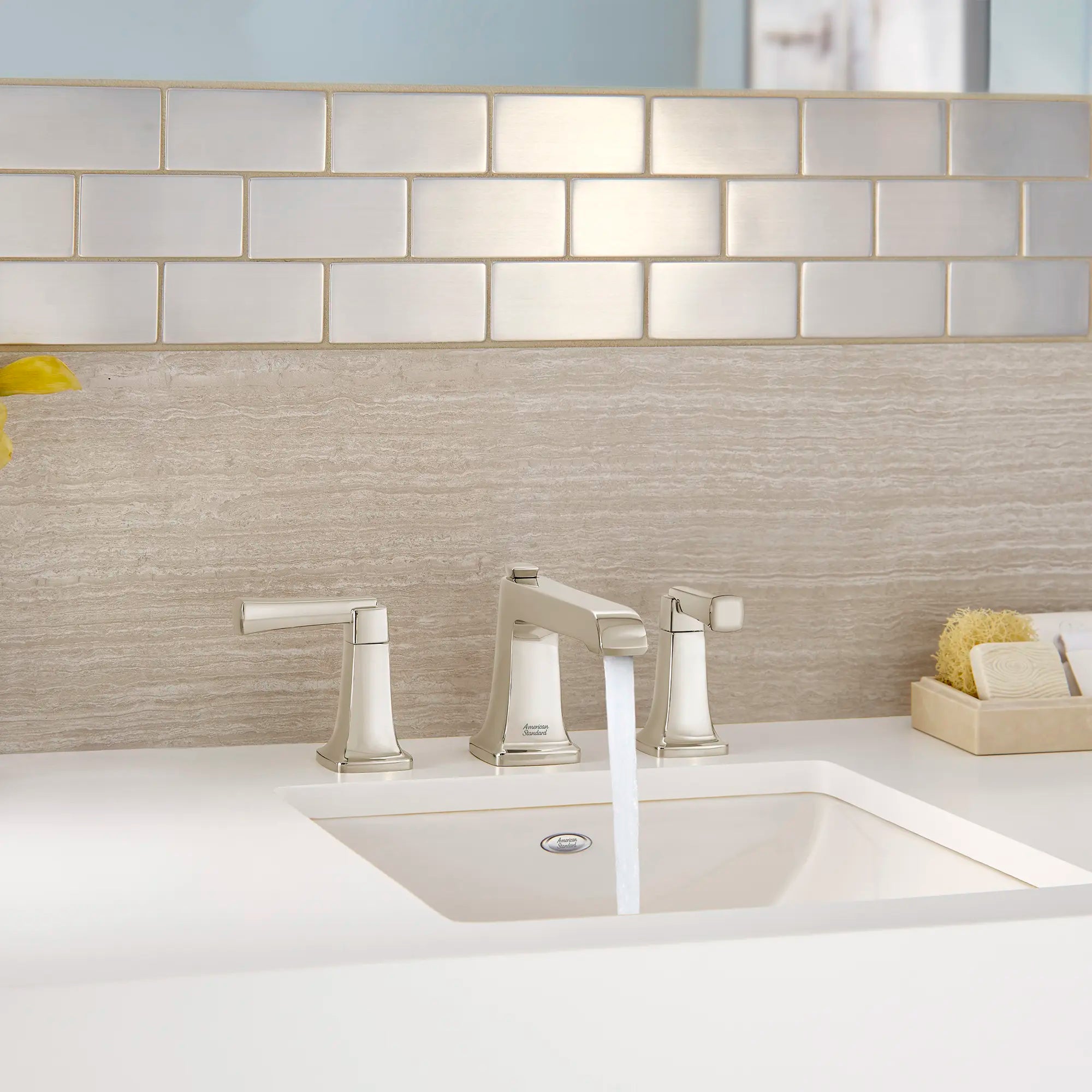 American Standard Townsend 8-Inch Widespread 2-Handle Bathroom Faucet with Lever Handles, 1.2 GPM