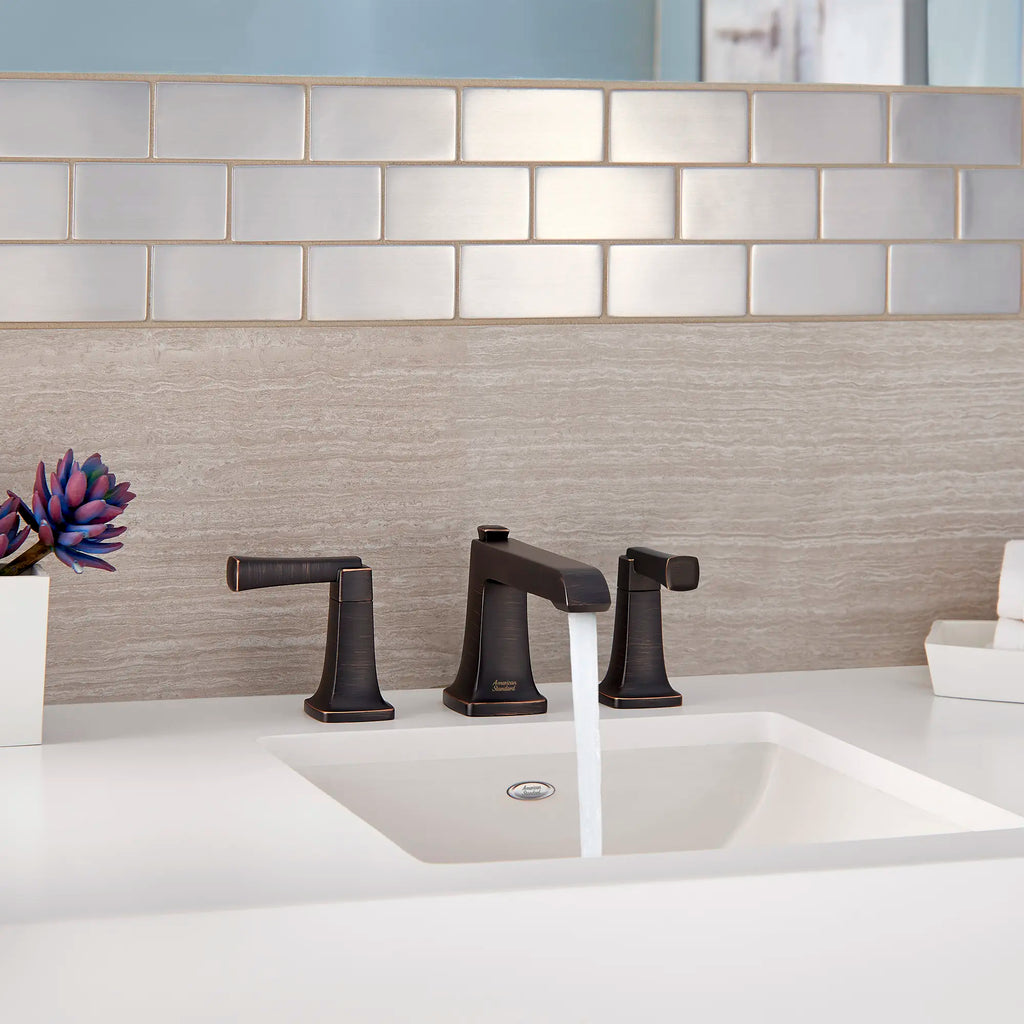 American Standard Townsend 8-Inch Widespread 2-Handle Bathroom Faucet with Lever Handles, 1.2 GPM