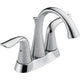 Delta Lahara Two Handle Centerset Bathroom Faucet