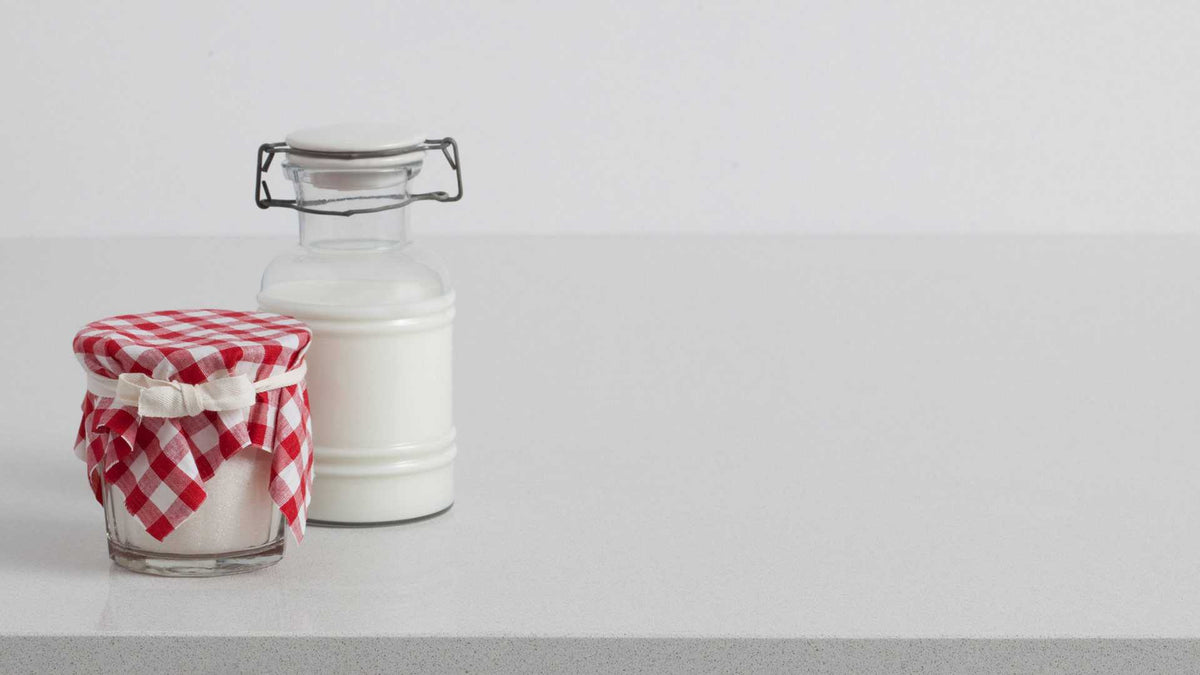 3142 White Shimmer Quartz Countertop