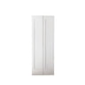 Garson 30-in x 80-in x 1 3/8-in White Primed 1-Panel Bi-Fold Solid Core Shaker Style