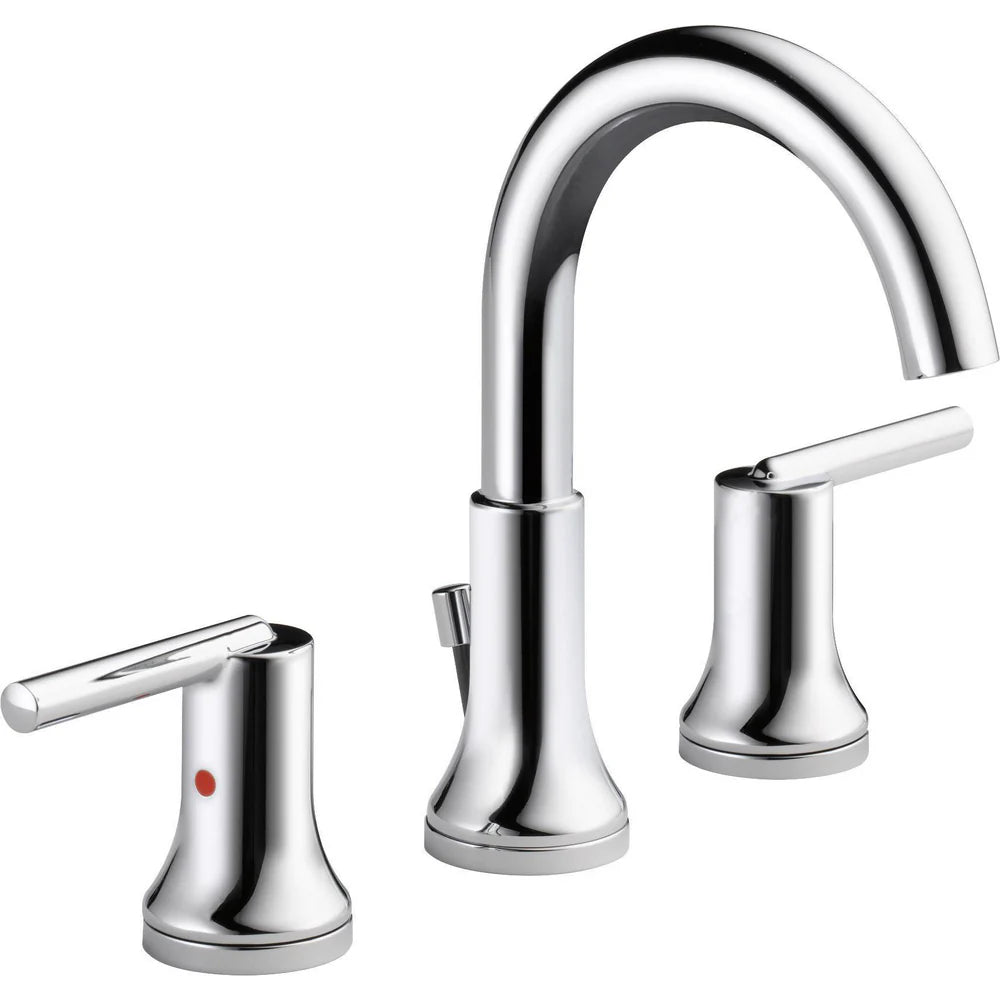 Delta Trinsic Two Handle Widespread Bathroom Faucet
