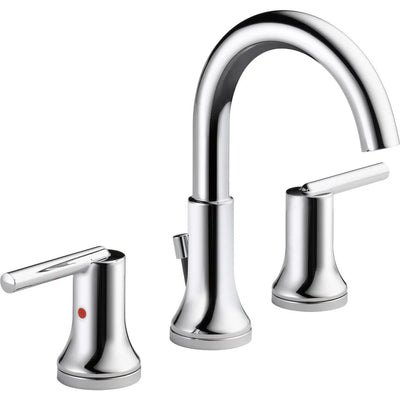Delta Trinsic Two Handle Widespread Bathroom Faucet