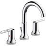 Delta Trinsic Two Handle Widespread Bathroom Faucet