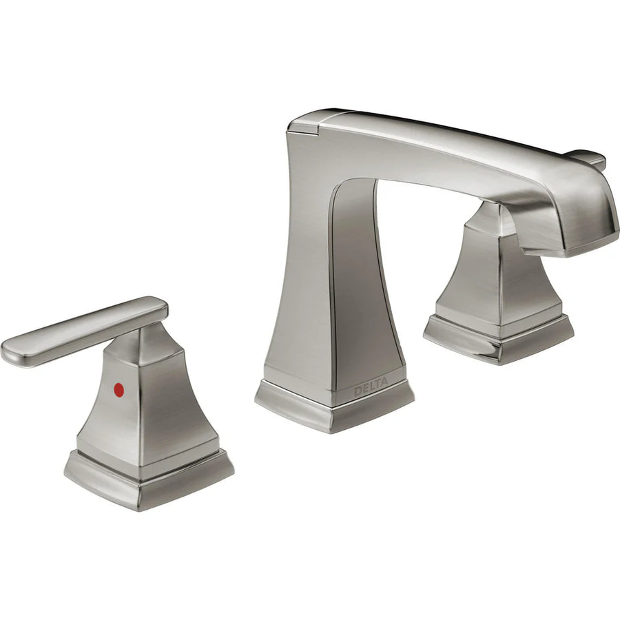 Delta Ashlyn Two Handle Widespread Bathroom Faucet with EZ Anchor