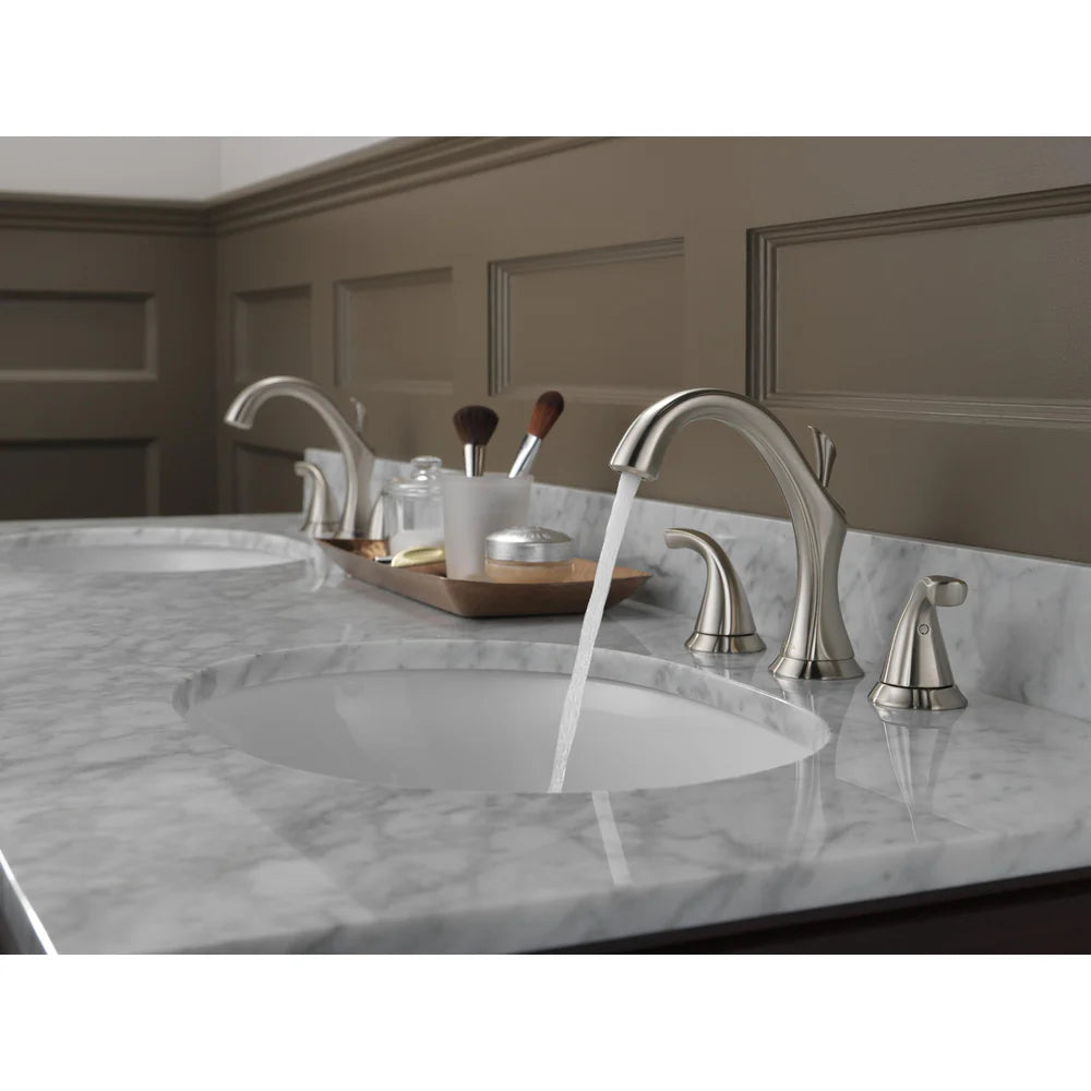 Delta Addison Two Handle Widespread Bathroom Faucet