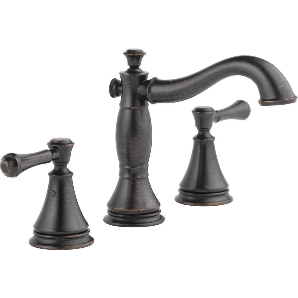 Delta Cassidy Two Handle Widespread Bathroom Faucet