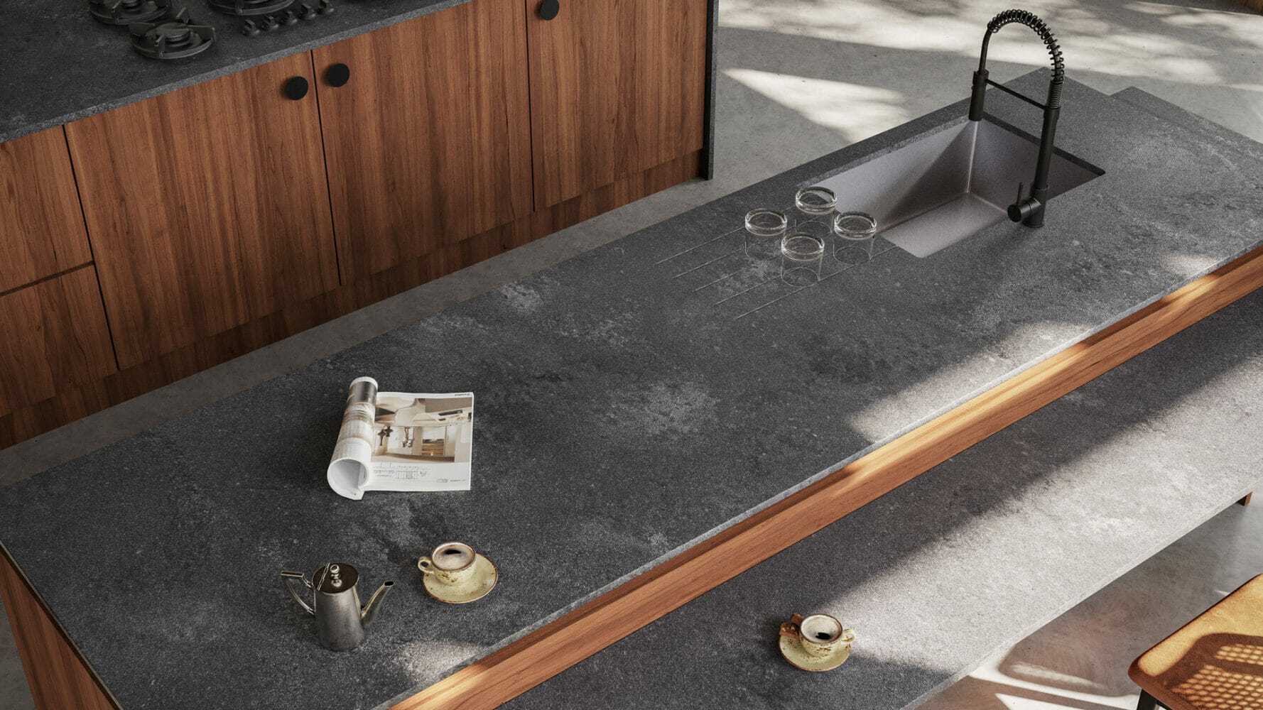4033 Rugged Concrete Quartz Countertop