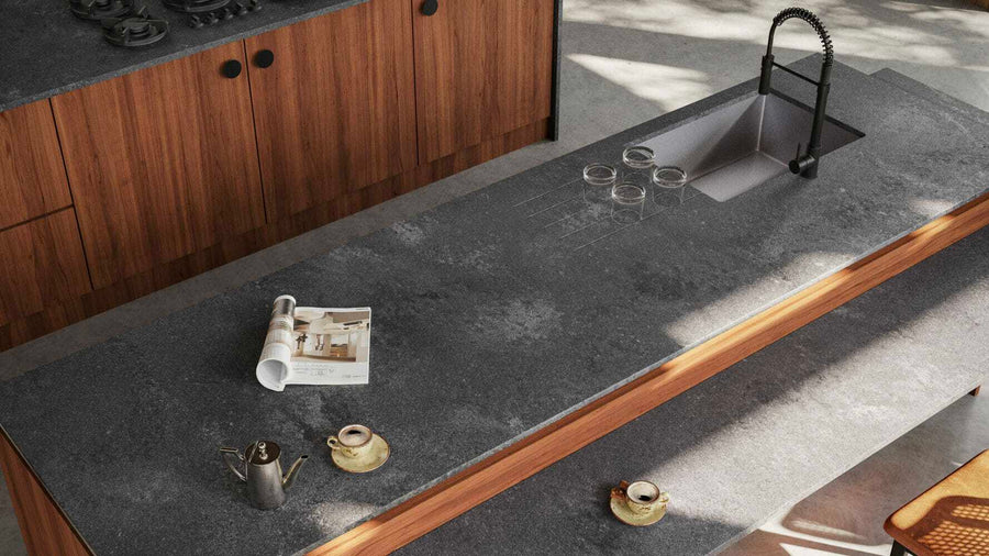 4033 Rugged Concrete Quartz Countertop