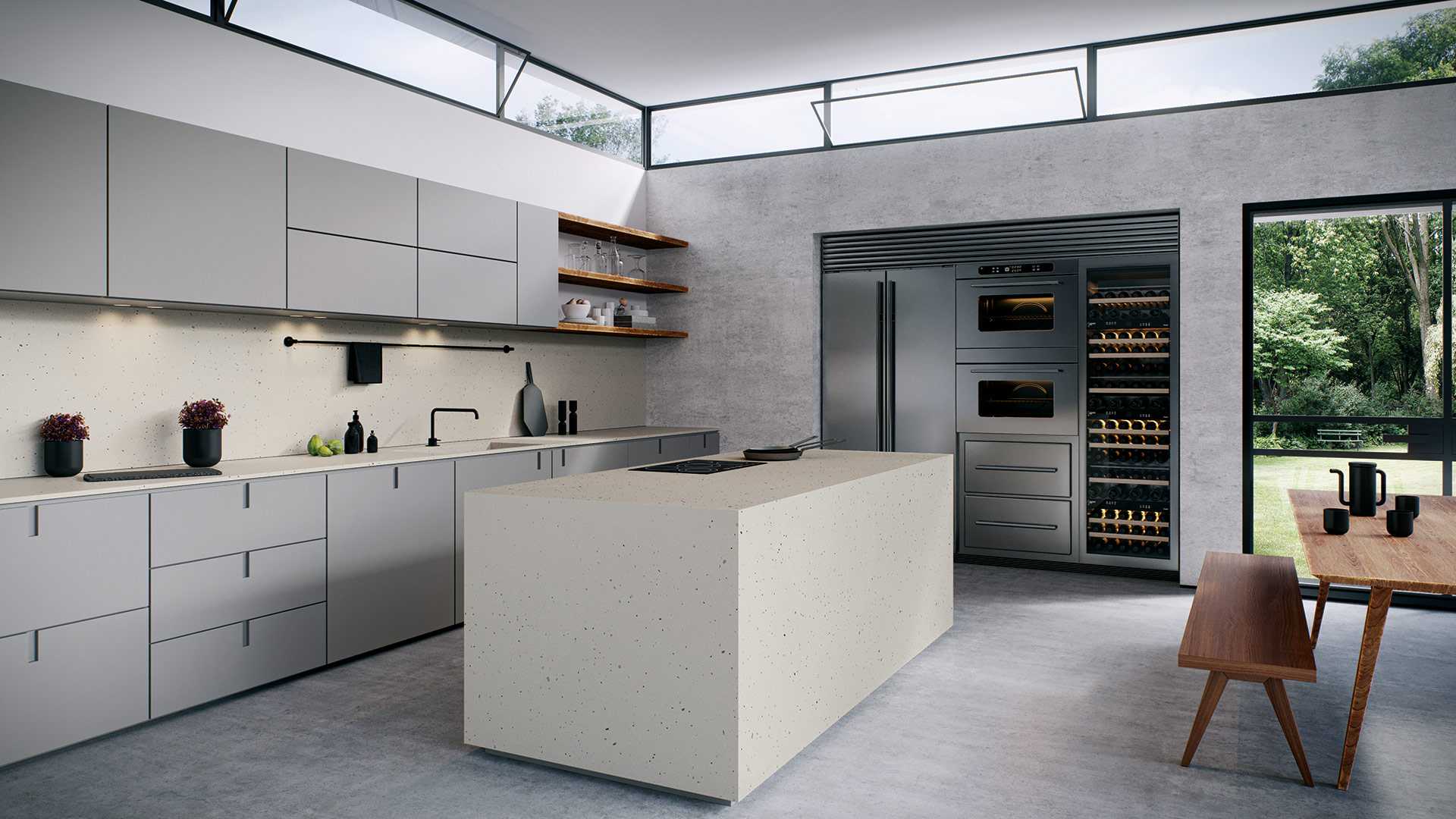 4601 Frozen Terra Quartz Countertop