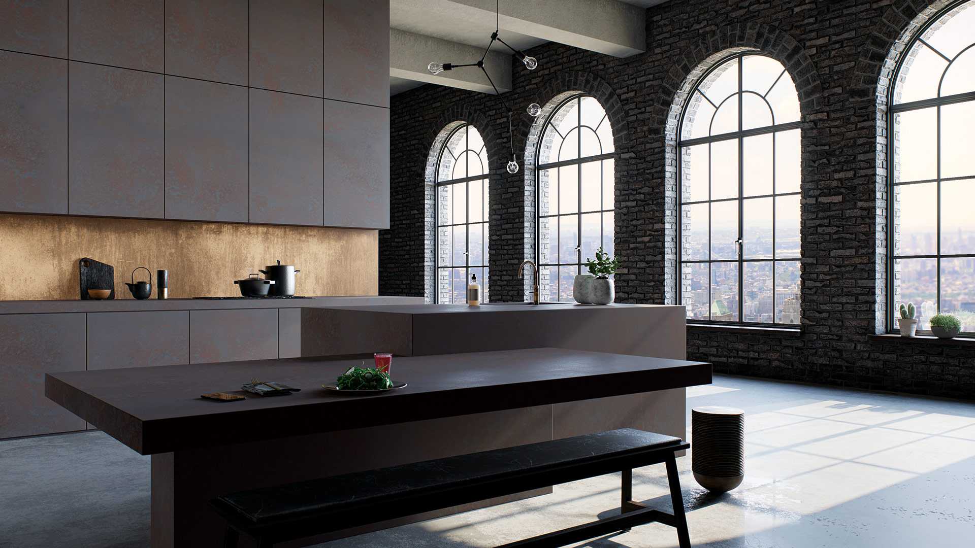 4735 Oxidian Quartz Countertop