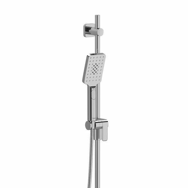 Riobel Equinox 3-Way System, Hand Shower Rail, Elbow Supply, Shower Head and 2 Body Jets