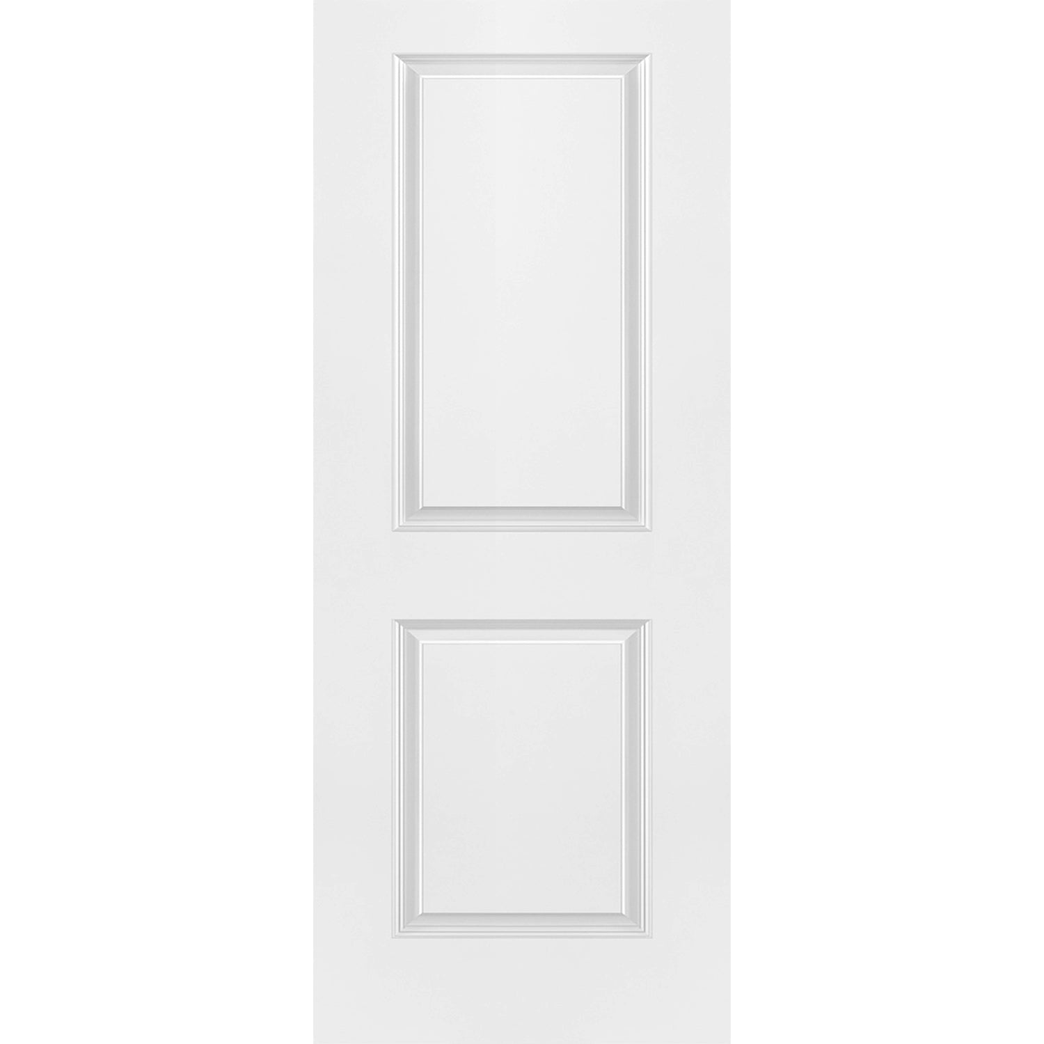 2-Panel Smooth Hollow Door Raised