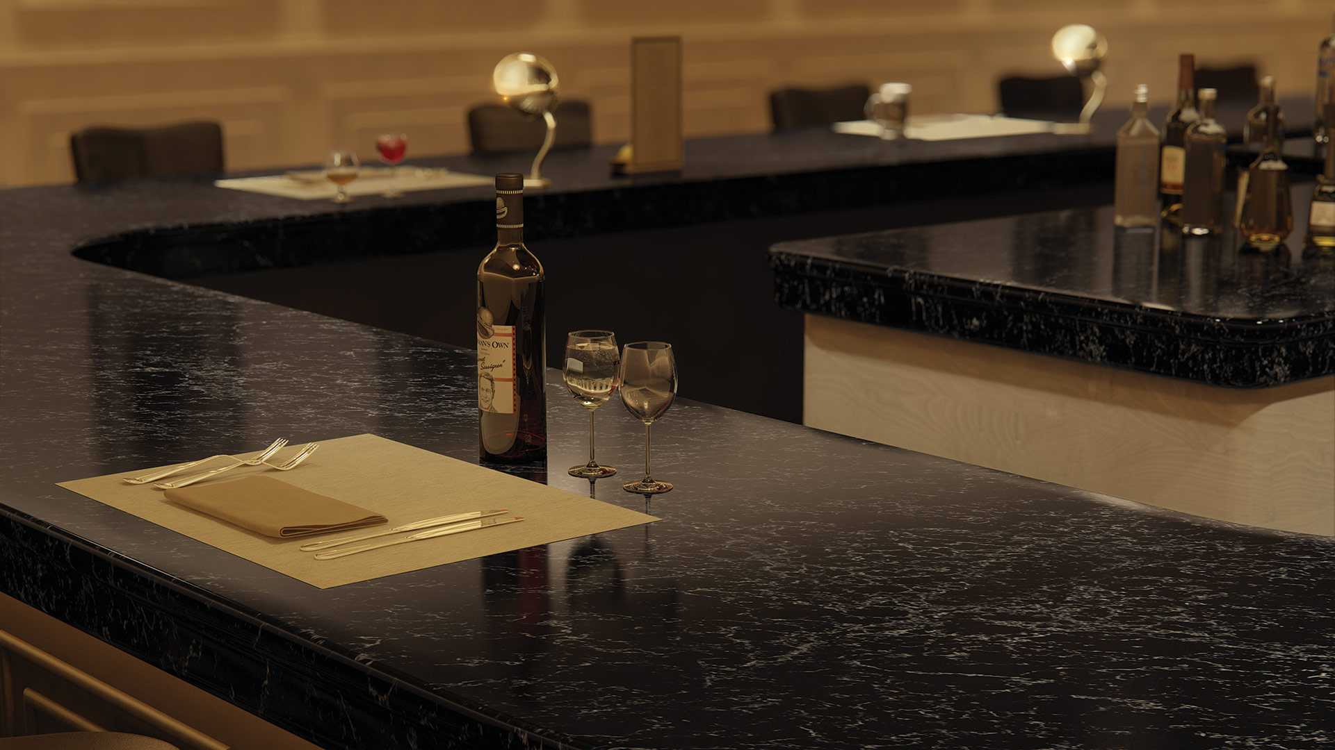 5100 Vanilla Noir Quartz Countertop