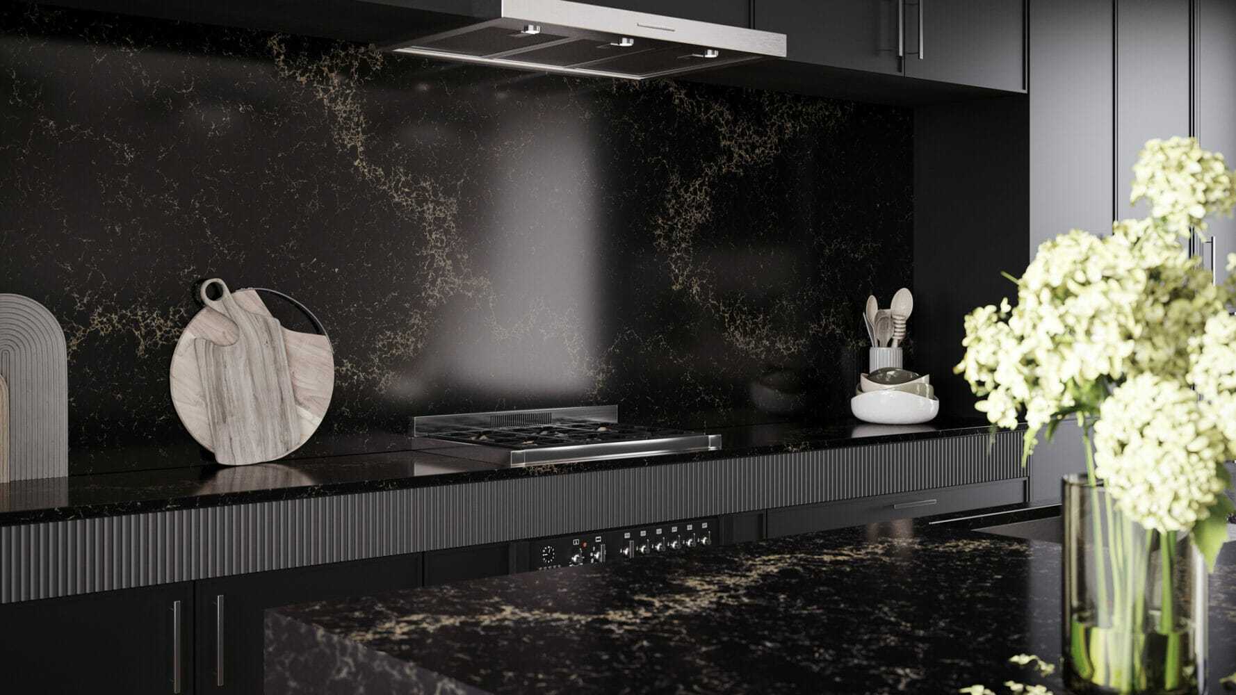 5100 Vanilla Noir Quartz Countertop