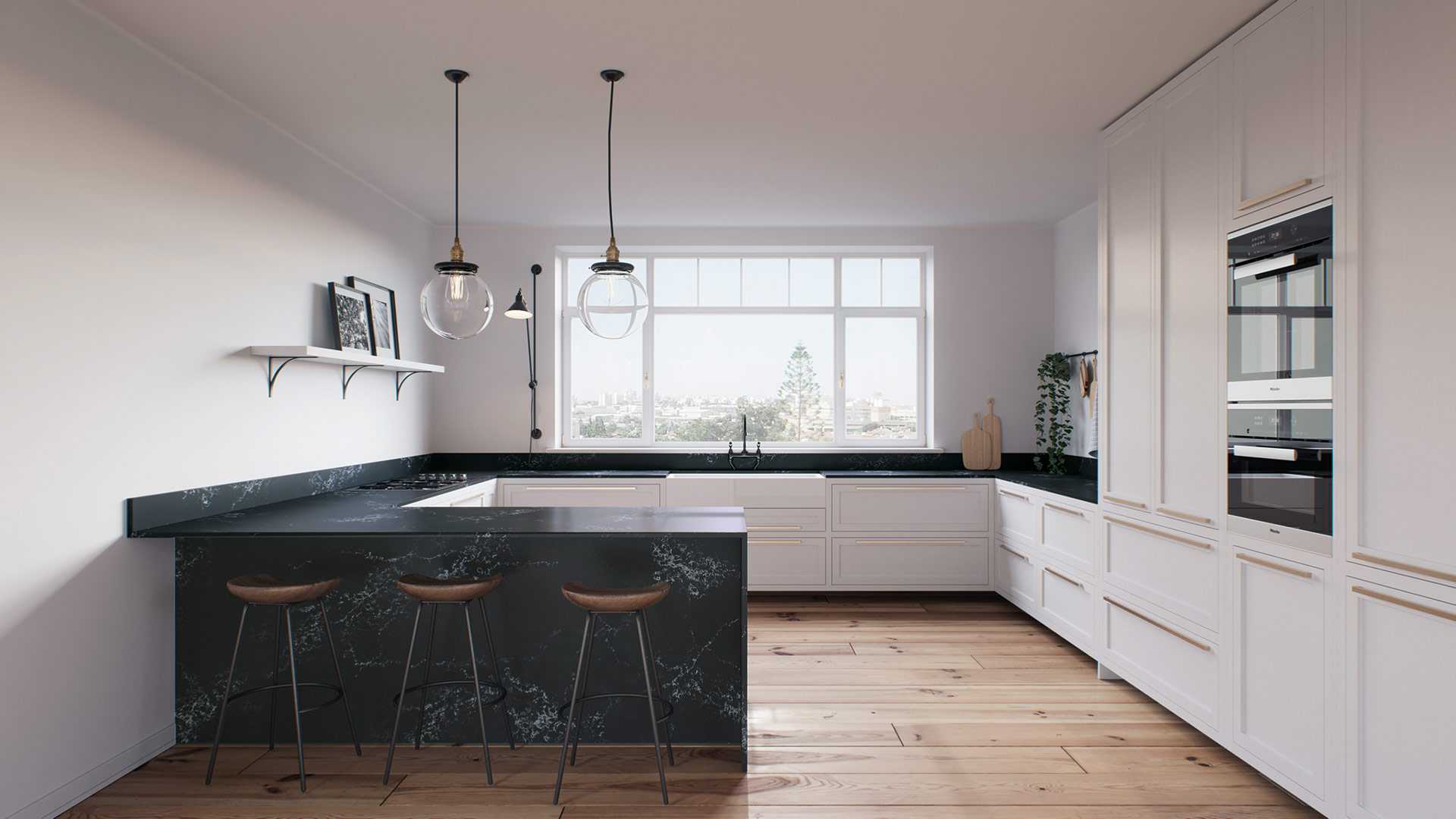 5101 Empira Black Quartz Countertop