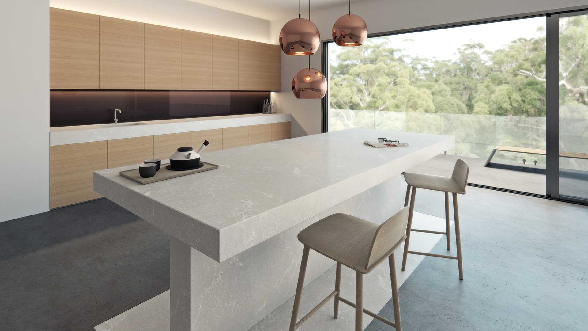 5110 Alpine Mist Quartz Countertop
