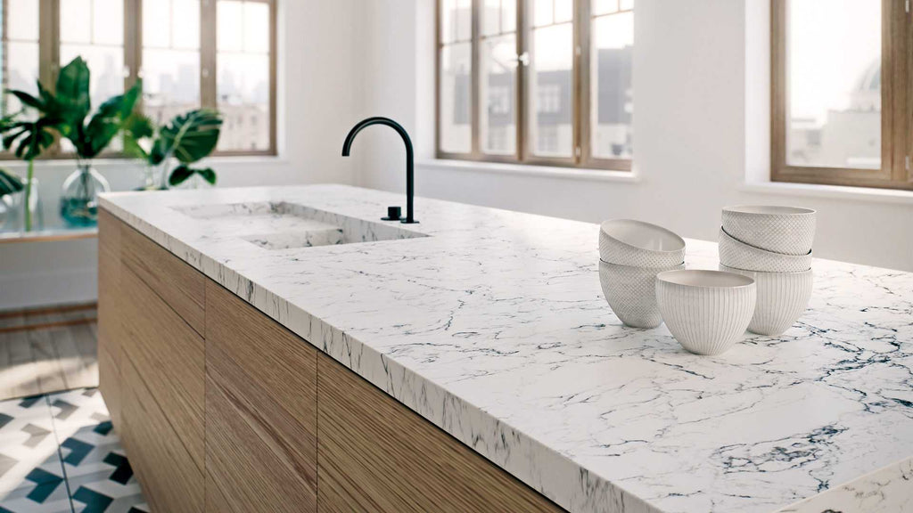 5143 White Attica Quartz Countertop