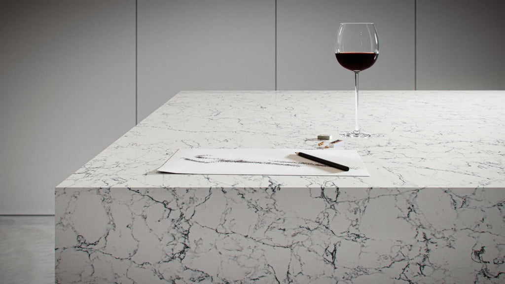 5143 White Attica Quartz Countertop