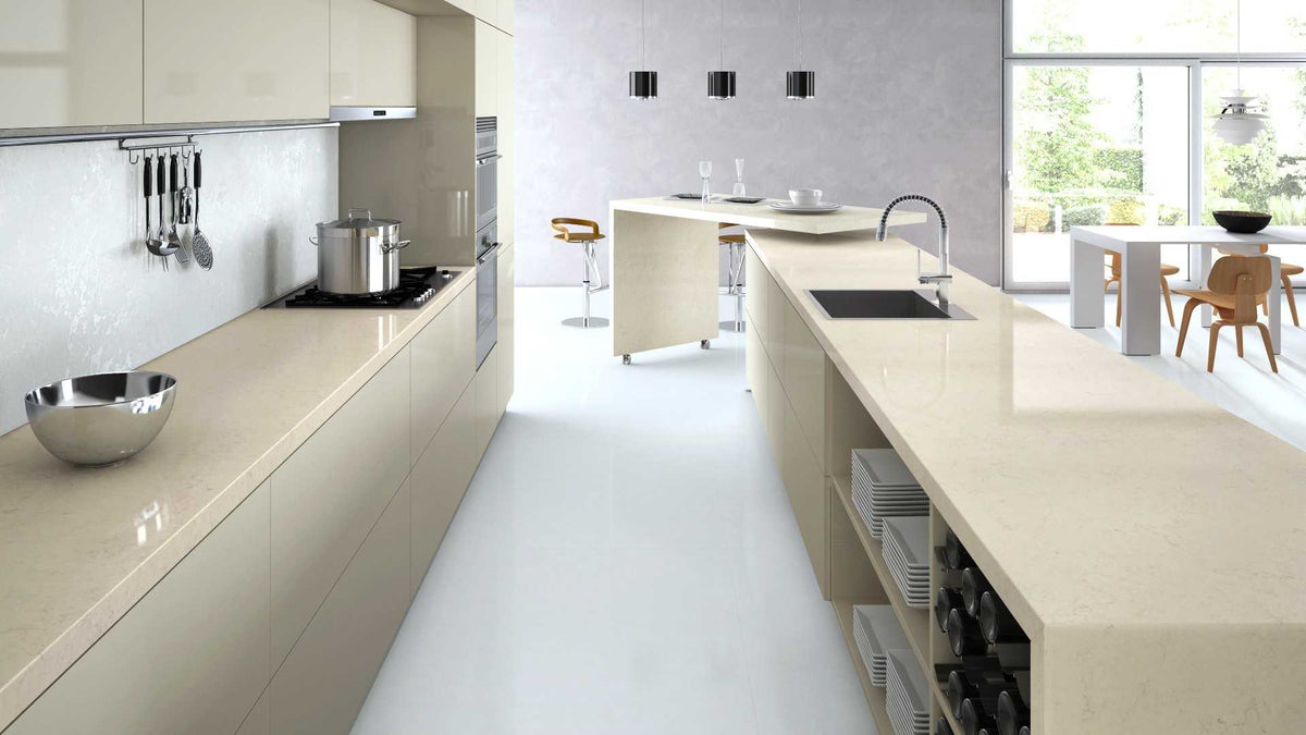 5220 Dreamy Marfil Quartz Countertop