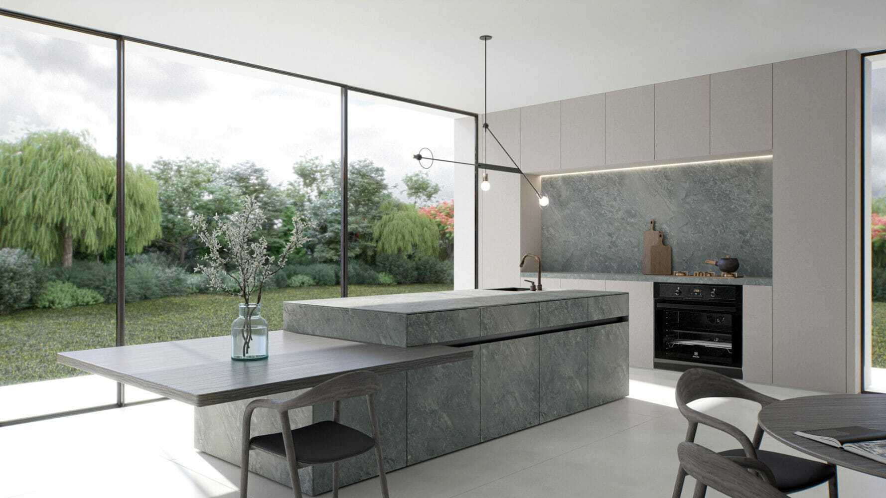 533 Silverdrop Porcelain Countertop