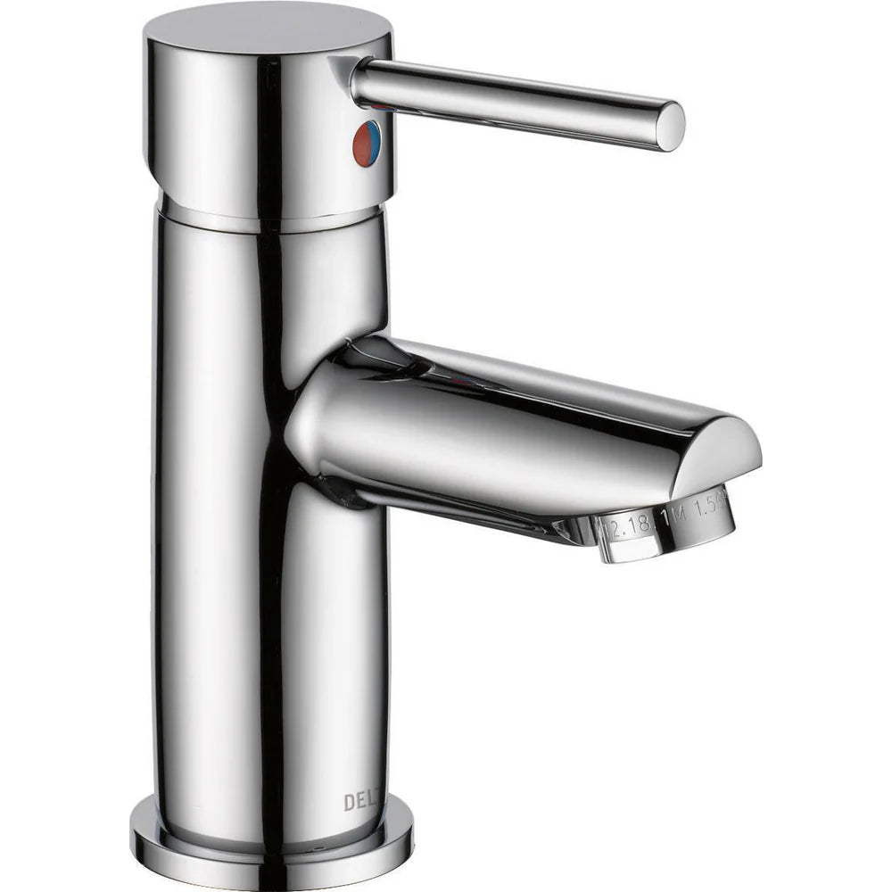 Delta Modern Cylindrical Single Handle Project-Pack Bathroom Faucet