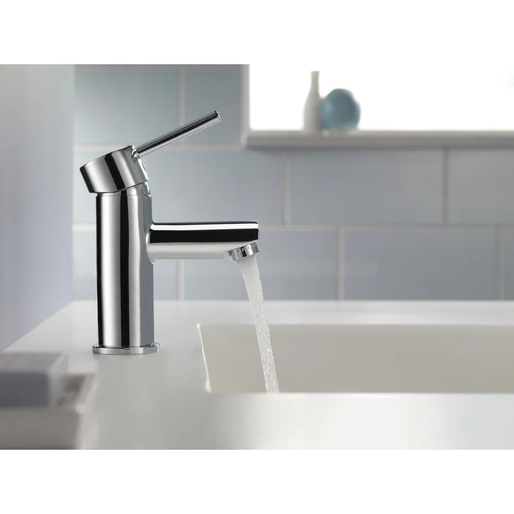 Delta Modern Cylindrical Single Handle Project-Pack Bathroom Faucet