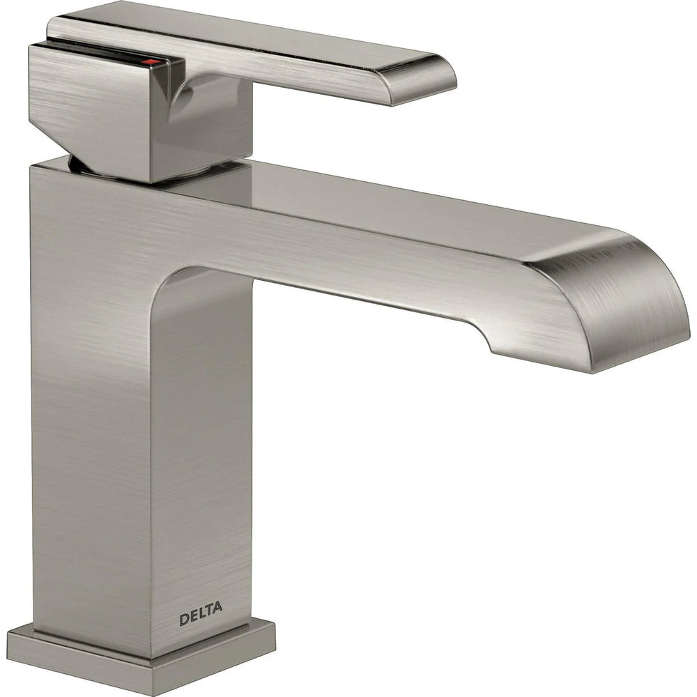 Delta Modern Angular Single Handle Project-Pack Bathroom Faucet