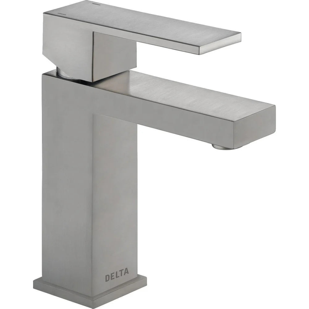 Delta Modern Angular Single Handle Project-Pack Bathroom Faucet