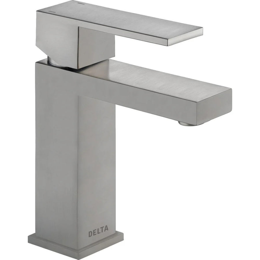 Delta Modern Angular Single Handle Project-Pack Bathroom Faucet