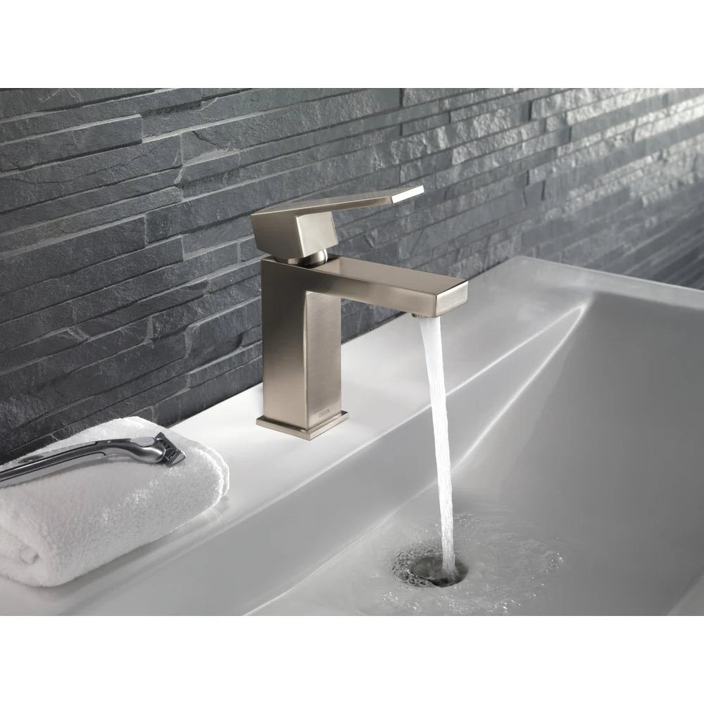 Delta Modern Angular Single Handle Project-Pack Bathroom Faucet