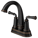 American Standard Delancey 4-Inch Centerset 2-Handle Bathroom Faucet with Lever Handles, 1.2 GPM