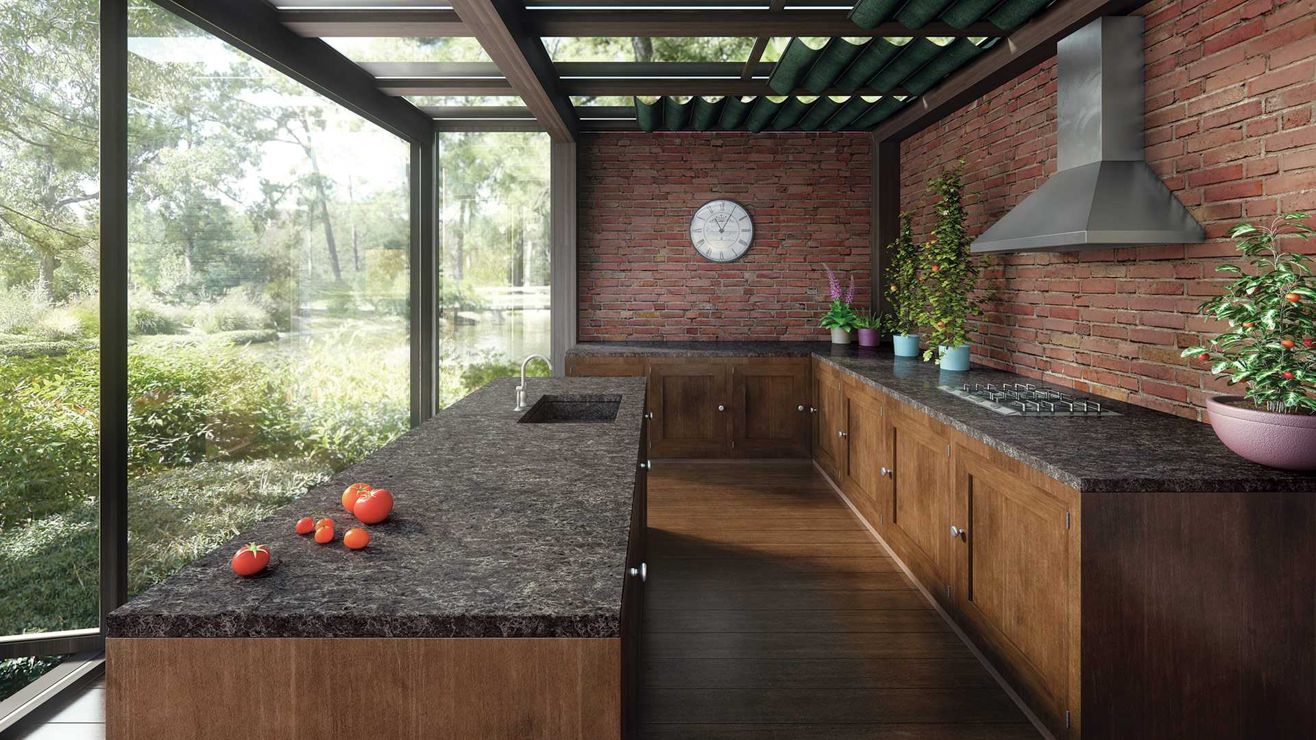 6003 Coastal Grey Quartz Countertop