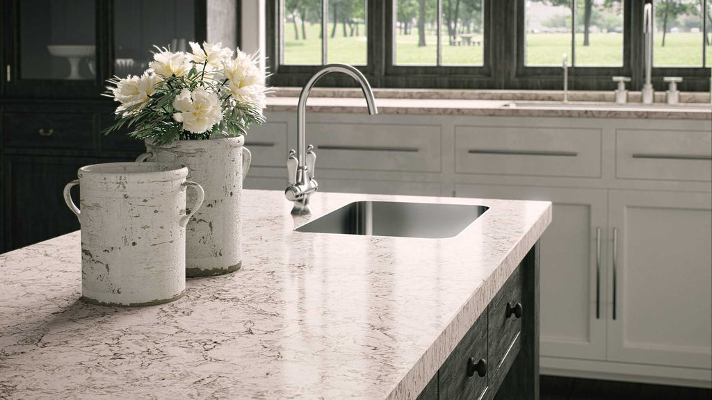 6046 Moorland Fog Quartz Countertop