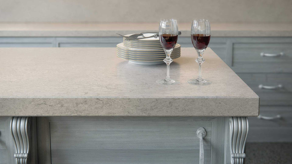 6131 Bianco Drift Quartz Countertop